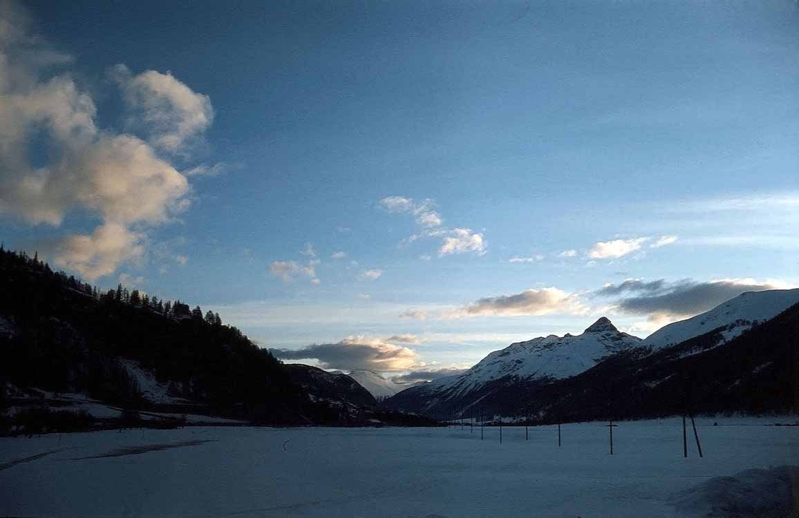 Furtschellas und Corvatsch am 12.03.1978
