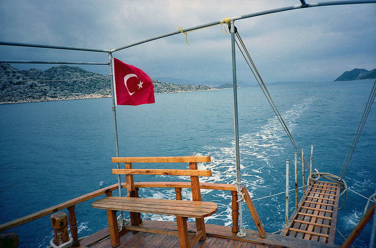 03.04.1993 | vor Kekova | auf der Fahrt zur Kekova-Insel