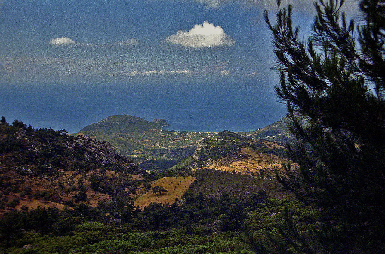 30.05.1996 | vor Knidos | gebirgige Anfahrt nach Knidos