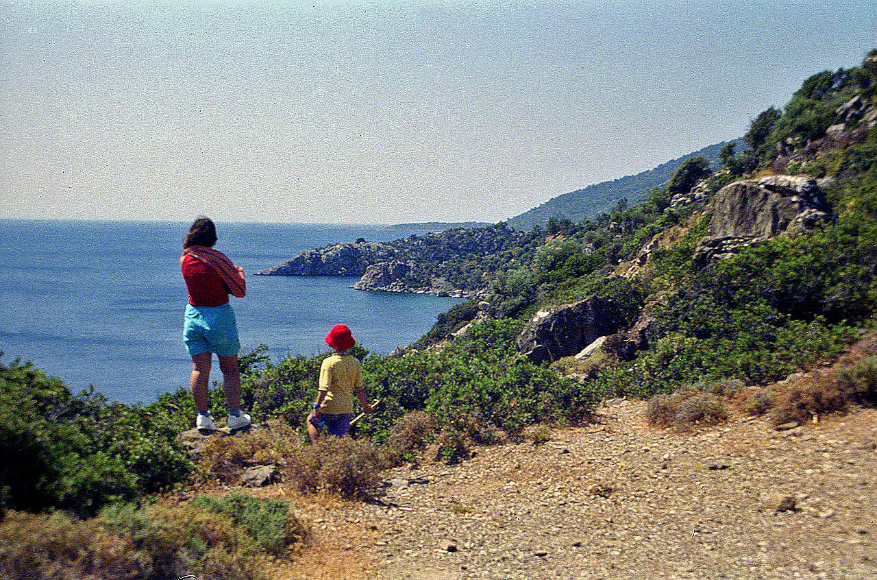 30.05.1996 | Knidos | weitere Küstenlinie hinterm Eck