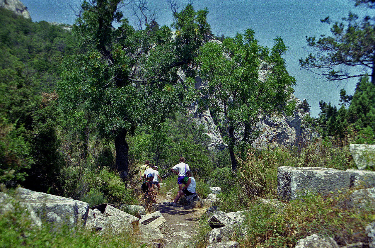 11.08.1991 | Agora | Befestigungsmauerreste an der Agora